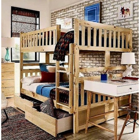 B012 Na : Giường 2 Tầng + Hộc Kéo - 1m / 1m B012 Na : Giường 2 Tầng + Hộc Kéo - 1m / 1m